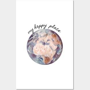 My Happy Place, Planet Earth Posters and Art
